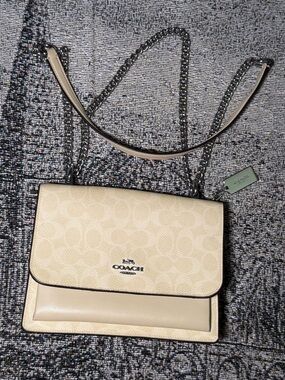 Coach klare crossbody bag